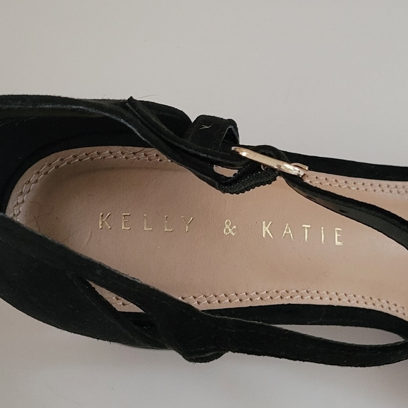 KELLY & KATIE Leopard Print Chunkie Heel Shoes 9.5 - Picture 6 of 9